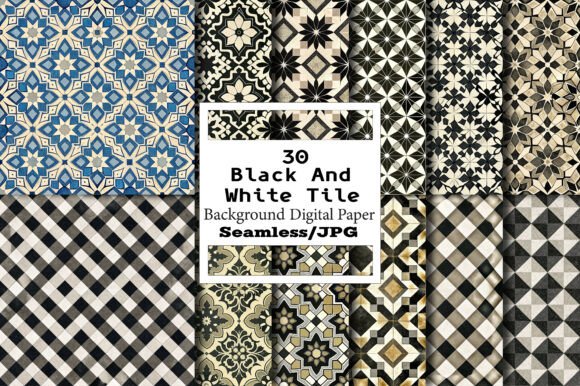 Black and White Tile Patterns: A Versatile Design Foundation