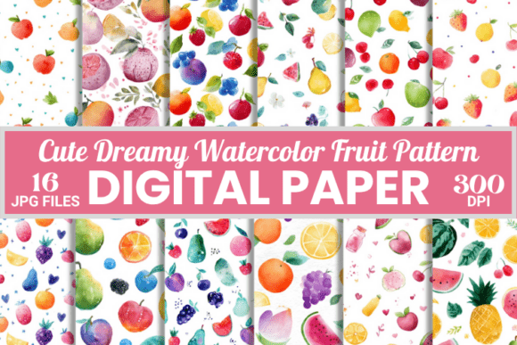 Cute Dreamy Watercolor Fruit Patterns: A Comprehensive Evaluation