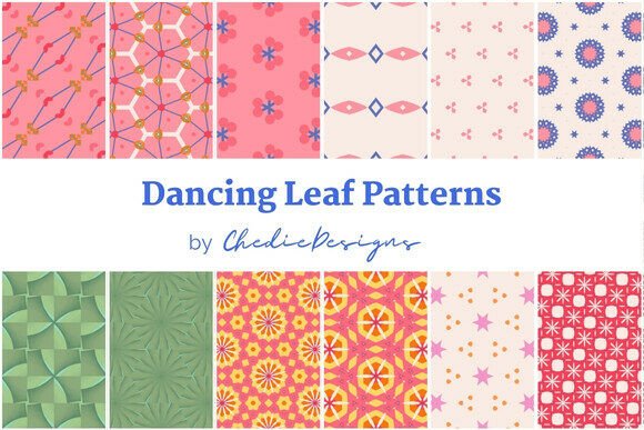 Evaluating Dancing Leaf Surface Patterns for Digital and Print Design Projects