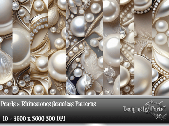 Evaluating Pearls Rhinestones Seamless Patterns for Professional Design Workflows