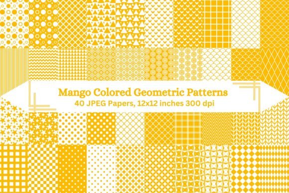 Mango Colored Geometric Patterns: A Strategic Asset for Modern Design